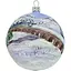 Ялинкова прикраса Санта Шоп Різдвяна подорож скло (4820001179842) - мініатюра 1