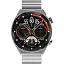 Смарт-годинник Smart Watch DT3 Mate Silver 2 ремінця силіконовий та металевий - мініатюра 1