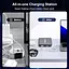 Зарядная станция ILEPO 320W многопортовая на 4 USB + 4 Type-C / сетевое мультизарядное устройство Black (19026) - миниатюра 7
