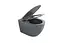 Унитаз подвесной Mixxus Premium Ellipse-0308-T3 gray 490x360x360 мм система смыва Tornado 3.0 MP6654, Графит - миниатюра 7
