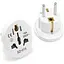 Перехідник мережевий EU Plug Adapter ep0203 Білий - мініатюра 1
