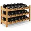 Винна стійка Costway Wenko настільна на 18 пляшок - мініатюра 3