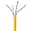 Кабель вита пара Cablexpert (UPC-5004E-SOL-Y) CAT5e, алюміній під міддю (CCA з AWG24), неекранований, жовтий, 305м - мініатюра 1