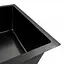 Кухонна мийка PVD чорна СМ 54x44 Platinum Handmade (монтаж під стільницю), Чорний - мініатюра 7