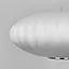 Дизайнерський світильник із полімерним овальним абажуром Ø40x20 см Line F AK03-400 x 200 Білий - мініатюра 3