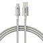Дата кабель Baseus Titanium Alloy Fast Charging USB to Type-C 100W (1m) (P10378102) Galaxy Titanium Gold - мініатюра 1