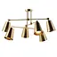 Люстра "Sia V6" PikArt арт. 5648 Золотий - мініатюра 2