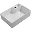 Умивальник накладний Mixxus Premium Style-0201 520x375x140 мм з донним клапаном та отвором під суміші MP6511, Білий - мініатюра 1