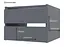 Блок ящиков для шкафа купе Doros G-Caiser Антрацит 44,8х42х33,6 (80736209) - миниатюра 3