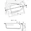 Ванна акрилова Cersant Joanna New 140x90 L - мініатюра 3