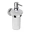 Дозатор для рідкого мила Bemeta Omega настінний скло 250 мл 104109017, Білий - мініатюра 1