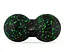 Массажный мяч двойной PowerPlay PP-4352 Epp foam peanut ball (d8*16 см) Черно/Зеленый (PP_4352_Green_8*16) - миниатюра 1