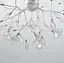 Каскадная потолочная люстра на 36 плафонов в белом Line.F Цвет плафона Графитовый - миниатюра 4
