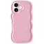 Чехол Epik TPU Ripple для Apple iPhone 16, 6.1 Pink - миниатюра 1
