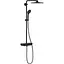 Душова система з термостатом Grohe Euphoria Smart Control System 310 Duo 22120KF0, Чорний матовий - мініатюра 1