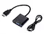 Перехідник-конвертер HDMI (male) на VGA (female) + Audio 10cm, 4K/2K - мініатюра 1
