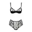 Еротичний комплект із малюнком Passion LOVELIA BIKINI black L/XL - мініатюра 3
