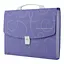 Портфель пластиковий А4/35 мм, Barocco, фіолетовий - мініатюра 1