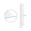 Рейка декоративна Wall Sticker WPC стінова 3000х150х9 мм Білий SW-00001866 - мініатюра 3
