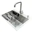 Комплект мийка + змішувач Romzha Arta Nova U-550 (B) - мініатюра 1