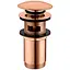 Донний клапан Omnires click-clack copper A706CP, Золотий - мініатюра 1
