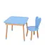 Дитячий стіл 04-025BLAKYTN-DESK, зі стільчиком, синій - мініатюра 1