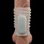 Насадка на пенис Lovetoy Knights Ring Vibrating Spiral 10 см белый - миниатюра 5