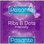 Презервативы точечно-ребристые Pasante Ribs and Dots - миниатюра 1