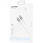 Кабель Proove Flex Metal USB-C to USB-C 60W 1m White (CCFM60002202) [130347] - миниатюра 2