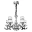 Люстра підвісна Brille прованс з абажуром E27 60W CH (BKL-645S/5) - мініатюра 1