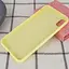 Чохол Epik Silicone Case Full Protective AA для Apple iPhone XS Max 6.5 Жовтий/Mellow Yellow - мініатюра 3