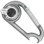 Брелок-карабин Munkees Carabiner Led with Bottle Opener Grey (1012-1089-GY) - миниатюра 1