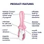 Надувний анальний вібратор Satisfyer Air Pump Booty 5+ 19 см рожевий - мініатюра 7