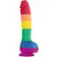 Фалоімітатор Colours Pride Edition 6 Inch 25.6 см райдужний - мініатюра 1
