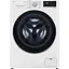 Стиральная машина LG фронтальная 7 кг 1200 A+++ 48 см дисплей пара инвертор белый - миниатюра 1