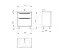 Тумба підлогова Sanwerk Грета 70 Білий з умивальником Qtap (MV0000884) Білий - мініатюра 4