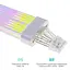 Кабель для ПК Qube RGB 12+4Pin to 2*8Pin VGA, White - мініатюра 3