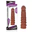 Насадка на пенис Lovetoy Pleasure X-Tender Series 17.5 см коричневый - миниатюра 2