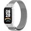 Ремешок DK CDK для Xiaomi Redmi Smart Band 3 Metal Milanese Loop Magnetic (018854) (silver) - миниатюра 3