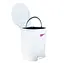 Ведро Irak Plastik Bella с педалью круглое 12 л белое (00-00004557) - миниатюра 2