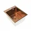 Кухонна мийка Germece Handmade PVD мідна 400x500x220 (3,0/1,5 мм корзина та дозатор в комплекті), Теплый закат - мініатюра 5