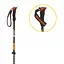 Треккинговые палки Mountain Goat Peak+ 60-135 см MG0006 Black/Orange (P-5907739318275) - миниатюра 2