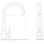 Змішувач для кухні Globus Lux ALPEN SUS-203S-WW - мініатюра 4