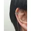 Серебряная серьга-кафф Астор на хеликс. 9132458Р - миниатюра 2
