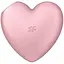 Вакуумний стимулятор клітора з вібрацією Satisfyer Cutie Heart рожевий - мініатюра 1