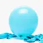Шарик воздушный латексный 30 см (100) голубой, матовый, IDEA7-DL-010 - миниатюра 3
