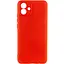 Чохол Getman TPU Liquid Silk Full Camera для Samsung Galaxy A05 Червоний/Red - мініатюра 1