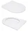Унитаз подвесной Qtap Swan Ultra Quiet White, с сиденьем Slim Duroplast/Soft-close/Quick Release QT16335180W - миниатюра 6
