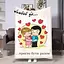 Плед 3D на день закоханих Love is Просто бути разом 4481_B 18022 135х160 см - мініатюра 1