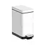 Відро для сміття Koer TC-010210-08 з плавним закриттям прямокутне 10 л білий (KR5598)  - мініатюра 2